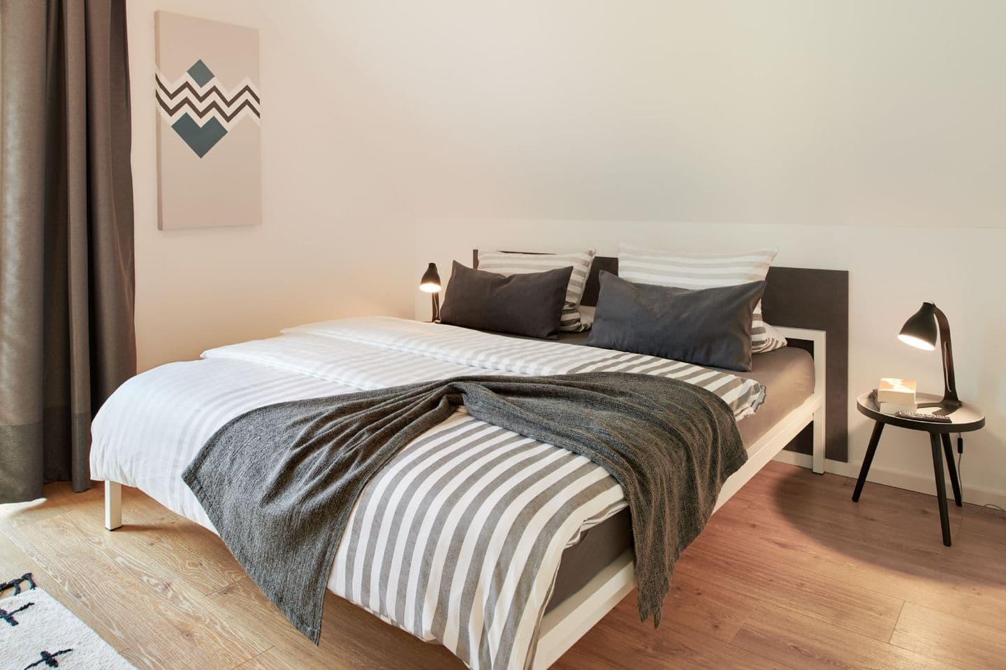 Ferienhaus Backsteinquartier C Putbus in Putbus – Schlafzimmer