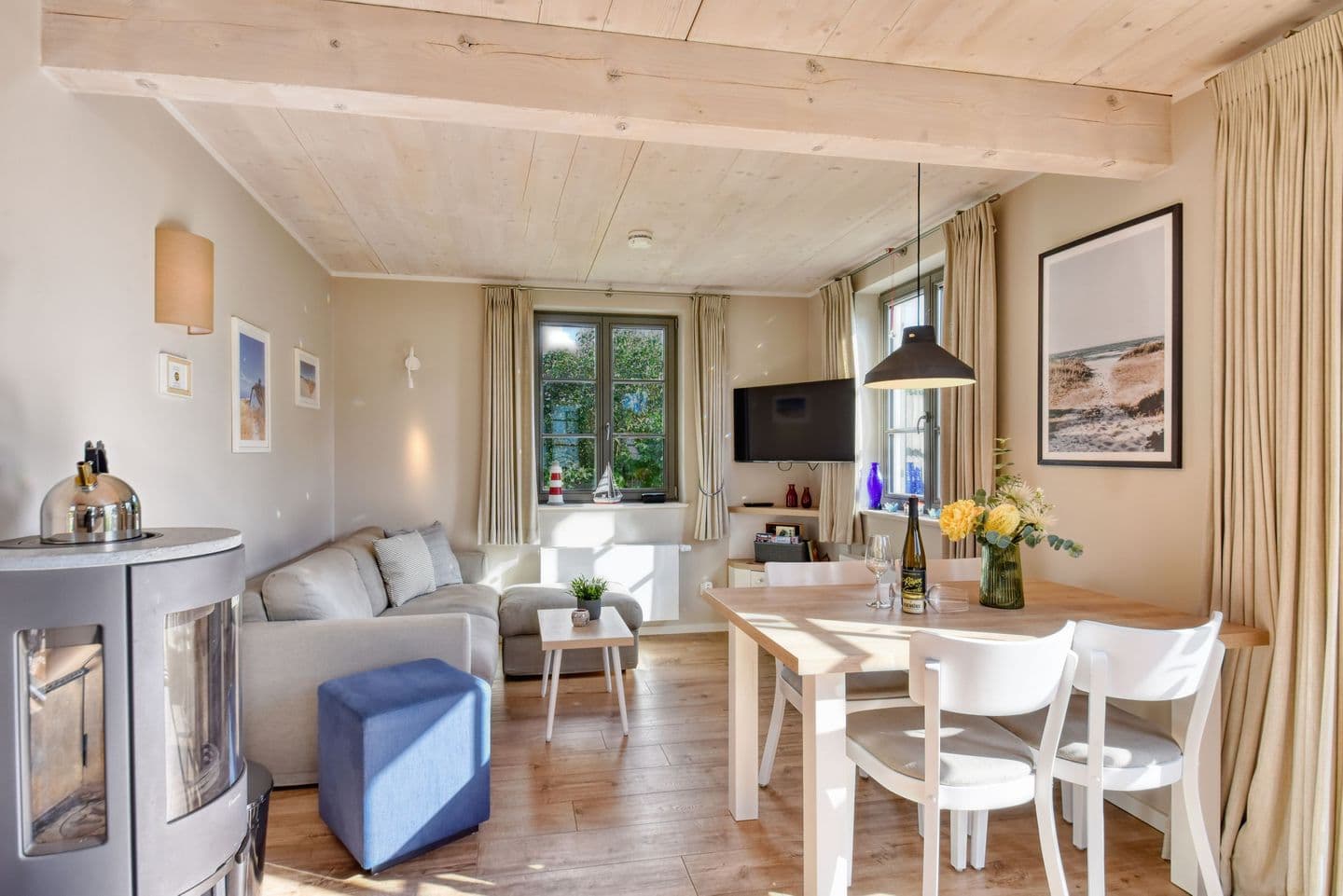 Ferienhaus Große Lage 16 Feriendorf Klein Stresow Rügen in Klein Stresow – Wohnzimmer