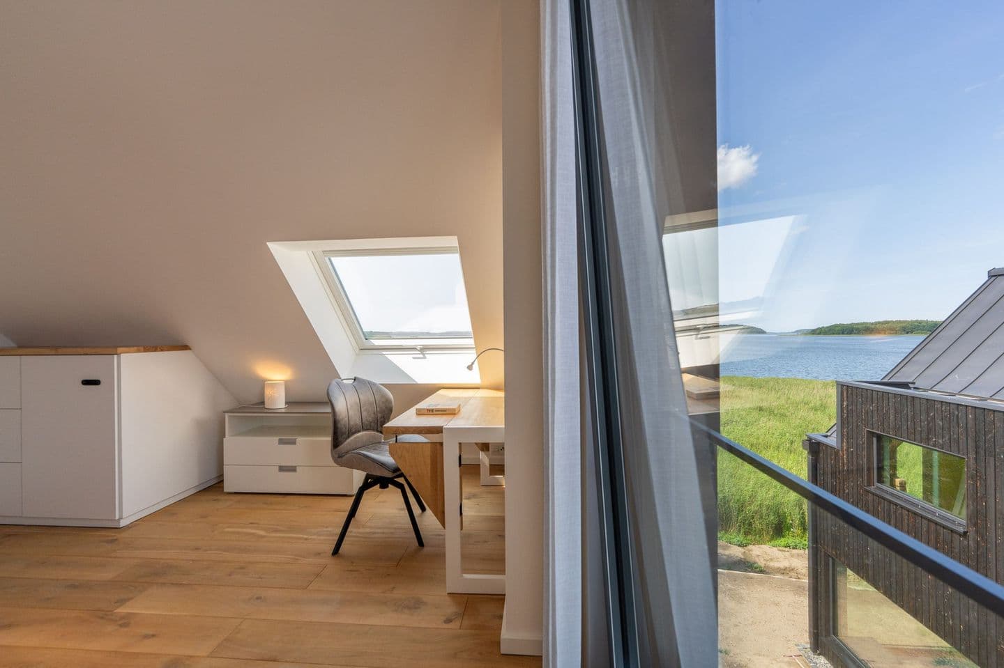 Ferienhaushälfte LEE - Vogteihof am Bodden in Streu – Schlafzimmer