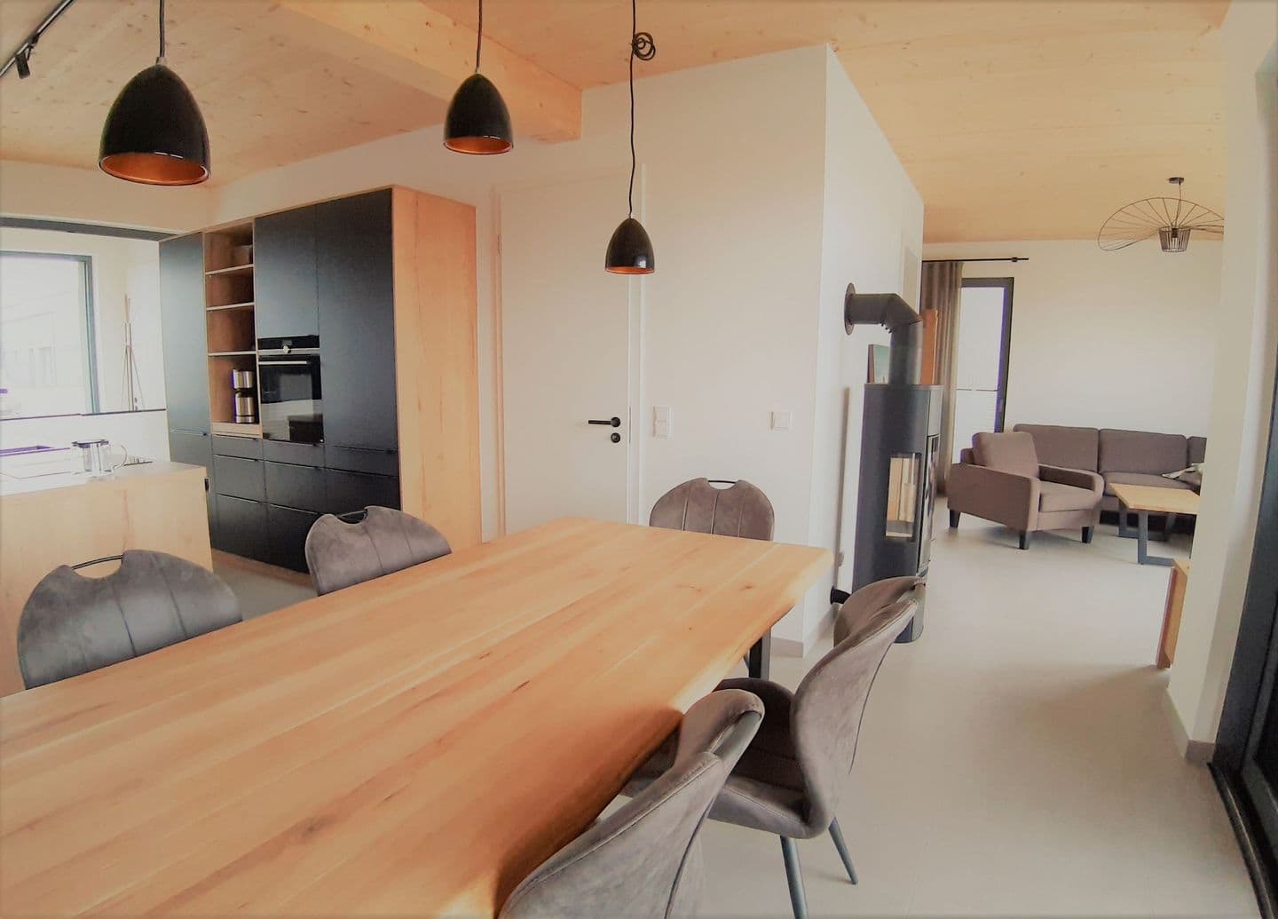 Ferienhaushälfte LUV - Vogteihof am Bodden in Streu – Wohnzimmer