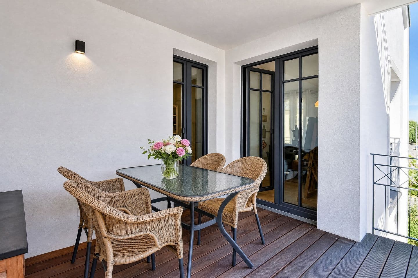 Ferienwohnung Ankerplatz 11 in der Villa Sofie Binz in Binz – Balkon