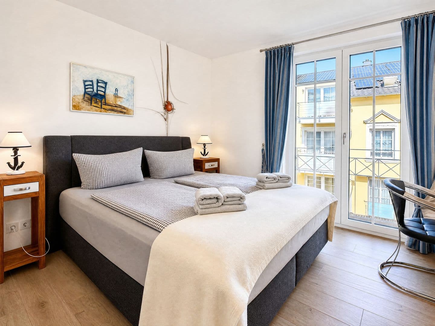 Ferienwohnung Ankerplatz 11 in der Villa Sofie Binz in Binz – Schlafzimmer