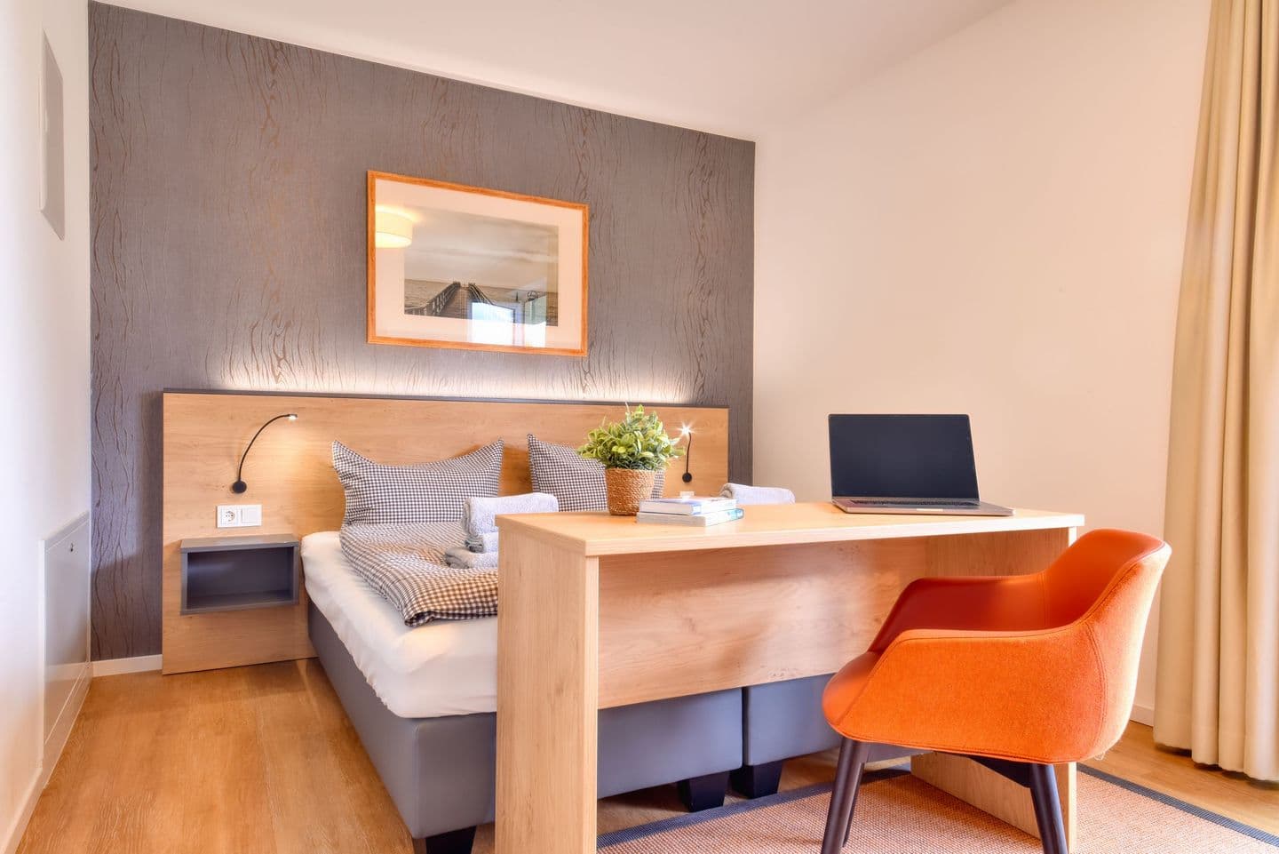 Ferienwohnung Bachstelze 22 im Wreecher Idyll Rügen in Wreechen – Wohnzimmer