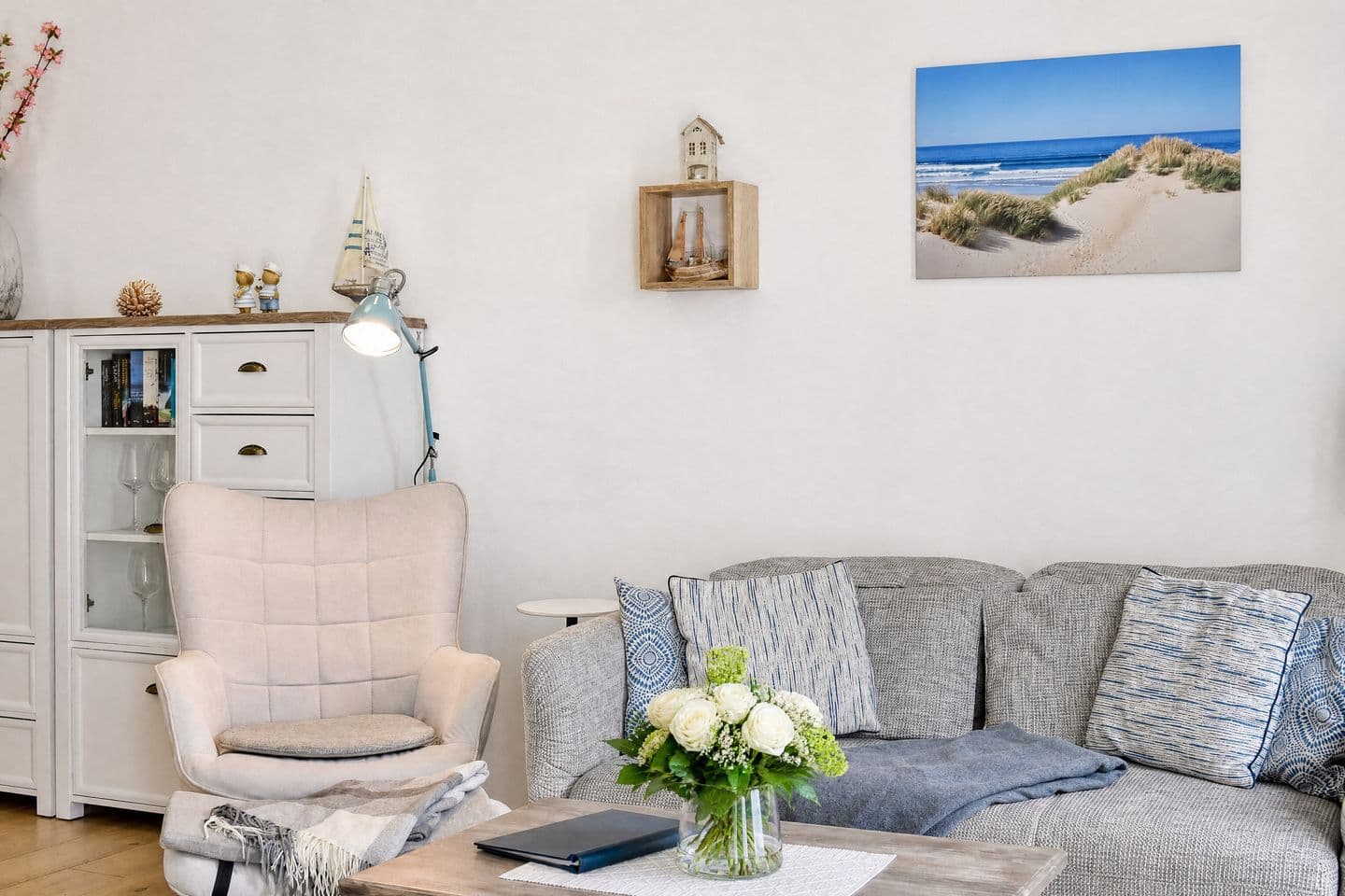 Ferienwohnung Bernstein 10 in der Villa Sofie Binz in Binz – Wohnzimmer
