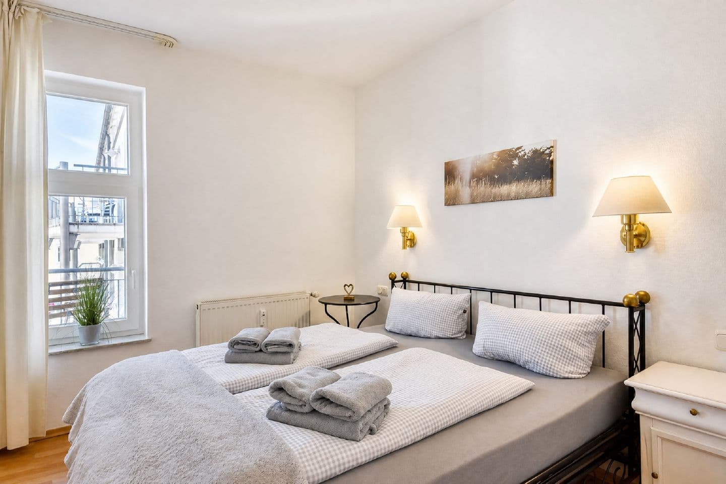 Ferienwohnung Binzer Strandgut 36 im Haus Jahreszeiten Binz in Binz – Schlafzimmer