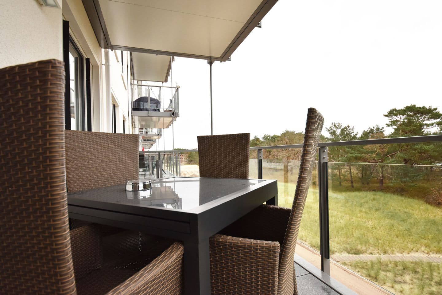Ferienwohnung Domizil am Meer Haus Arkona Prora in Prora – Balkon