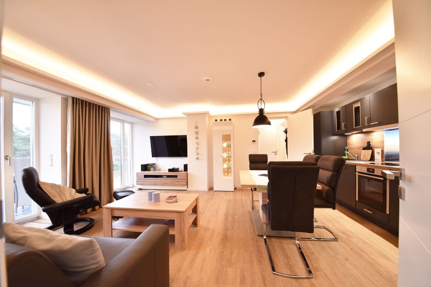 Ferienwohnung Domizil am Meer Haus Arkona Prora in Prora – Wohnzimmer