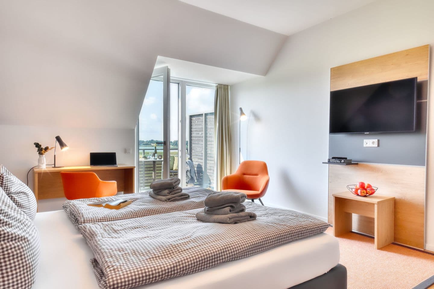 Ferienwohnung Eichelhäher 08 im Wreecher Idyll Rügen in Wreechen – Wohnzimmer