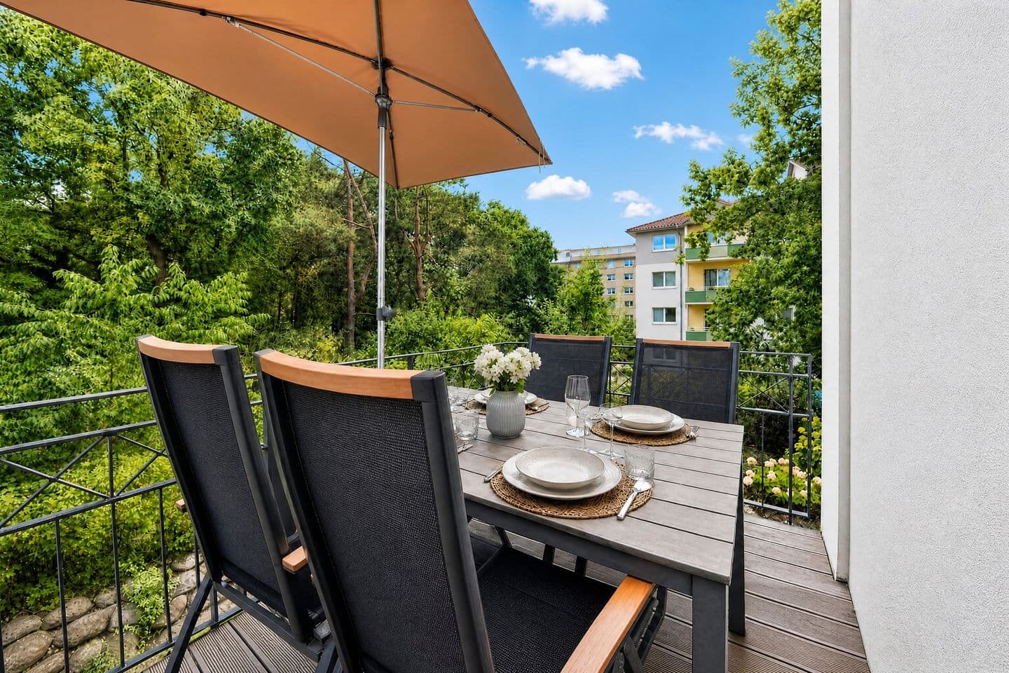 Ferienwohnung Lotsenbude 9 Villa Sofie Binz in Binz – Balkon