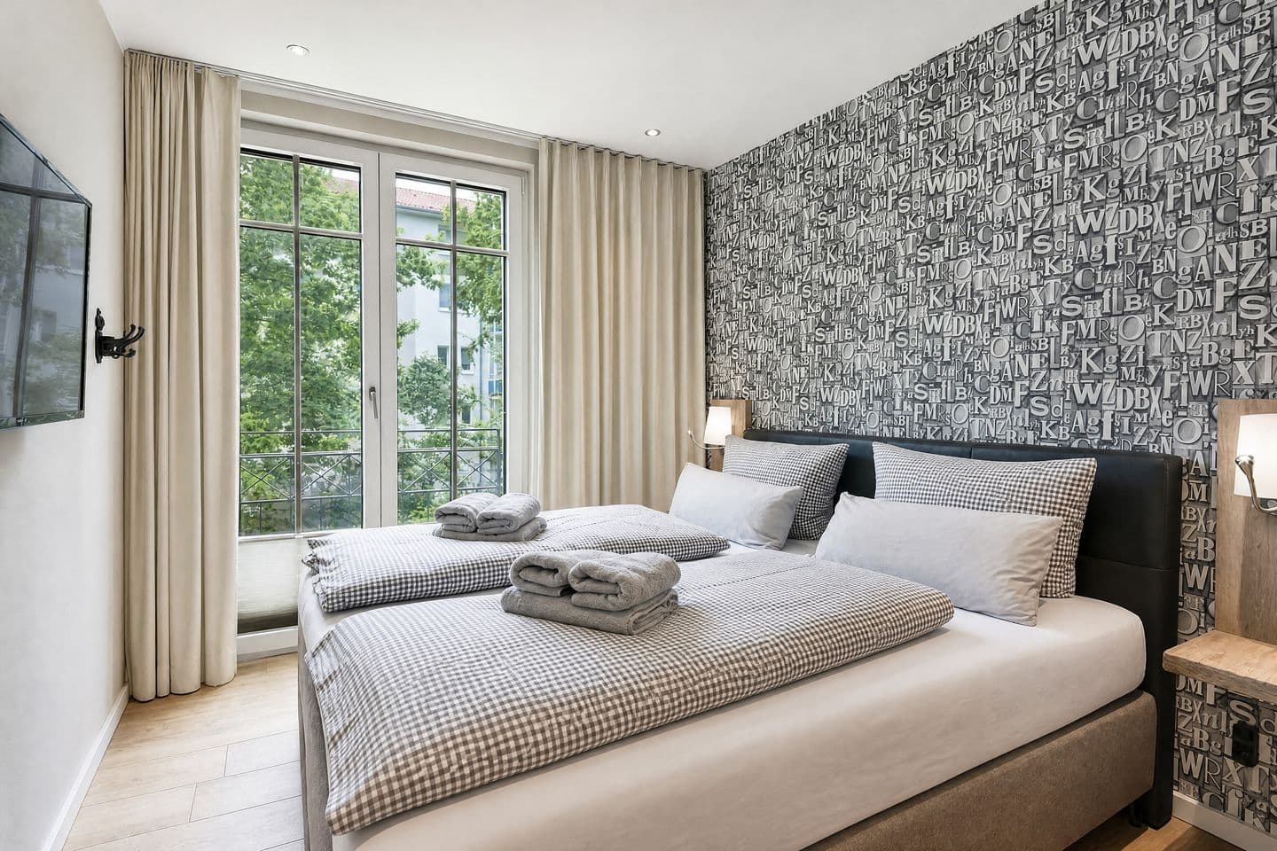 Ferienwohnung Lotsenbude 9 Villa Sofie Binz in Binz – Schlafzimmer