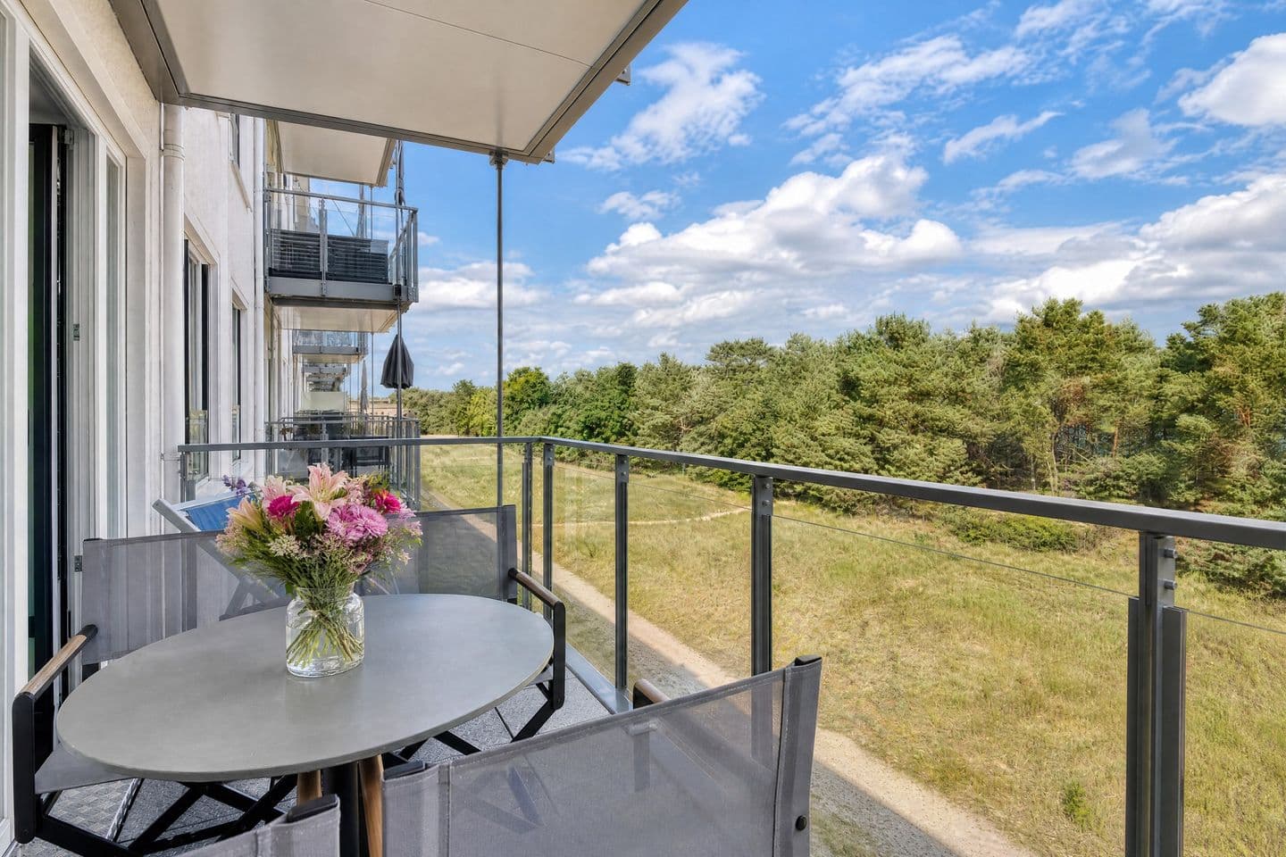 Ferienwohnung Marepineta im Haus Zudar Prora in Prora – Balkon
