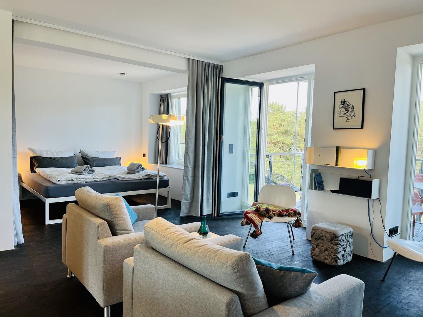 Ferienwohnung Marepineta im Haus Zudar Prora in Prora – Wohnzimmer