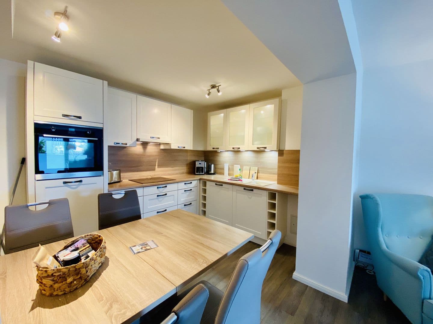 Ferienwohnung Maritimus 7 Haus Strandbummler Baabe in Baabe – Wohnzimmer