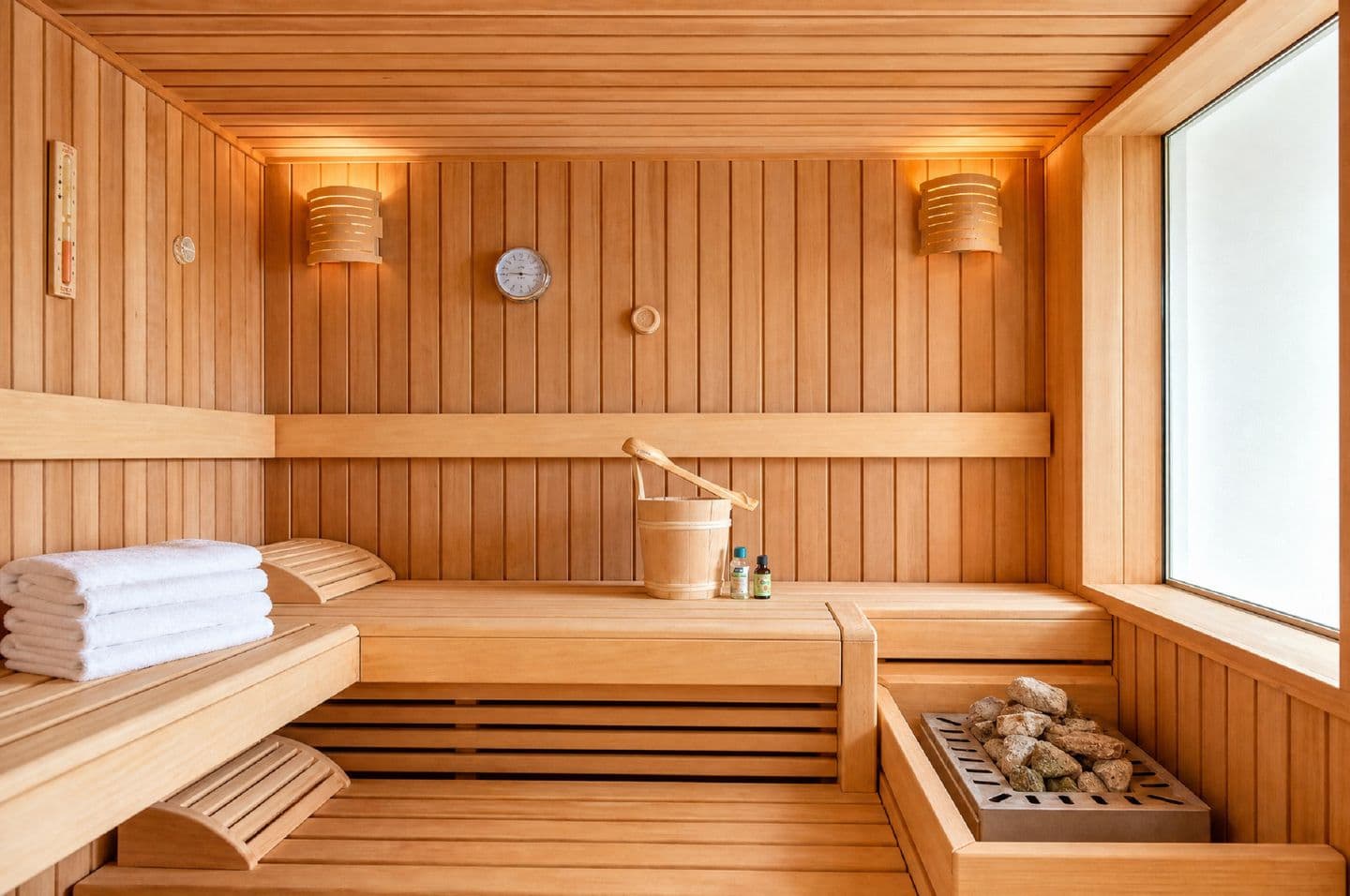 Ferienwohnung Meerloft 13 im Haus Düne 7 Prora in Prora – Sauna