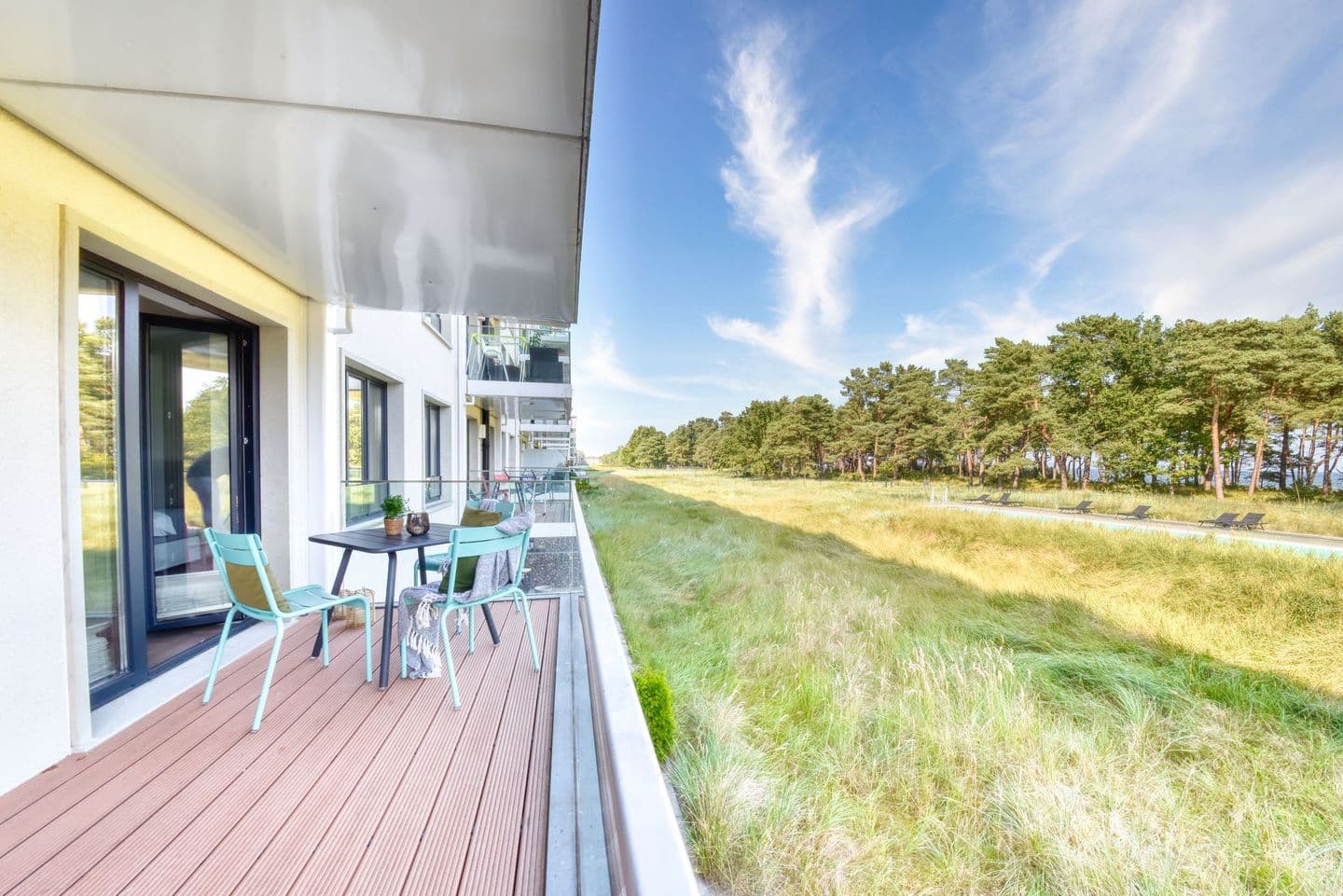 Ferienwohnung Ostseeloft 5 im Haus Prora Düne 7 in Prora – Balkon