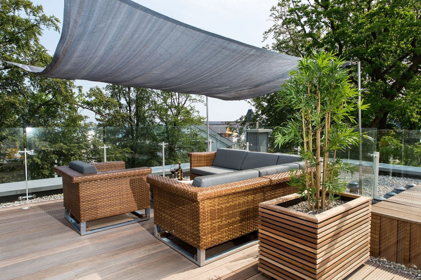 Ferienwohnung Penthouse 27 & SPA / Villa Mathilde Binz in Binz – Wohnzimmer