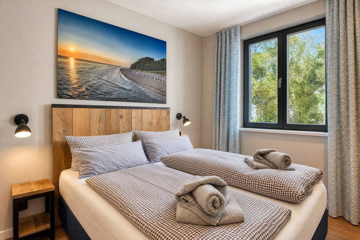 Ferienwohnung Reetkoje 2 in der Villa Martha Binz in Binz – Schlafzimmer