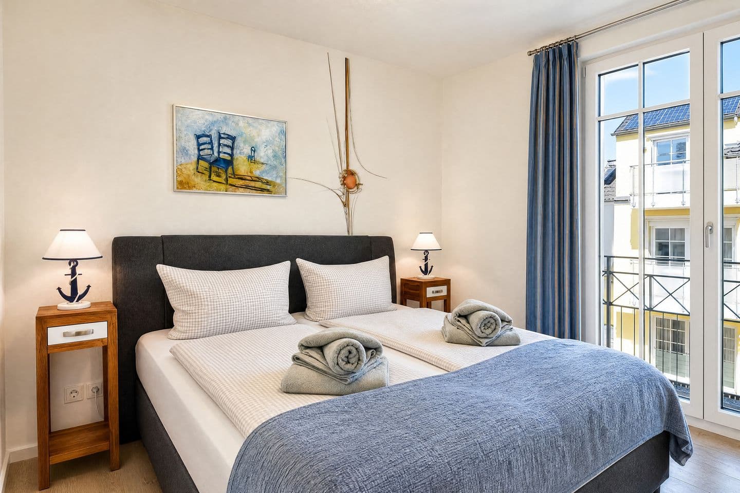 Ferienwohnung Sandkastenliebe 15 in der Villa Sofie Binz in Binz – Schlafzimmer