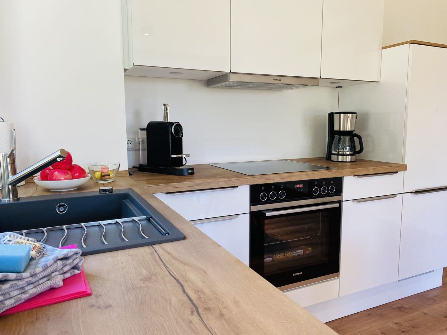 Ferienwohnung Strandläufer 7 Parkvillen Carlota und Candela Baabe in Baabe – Küche