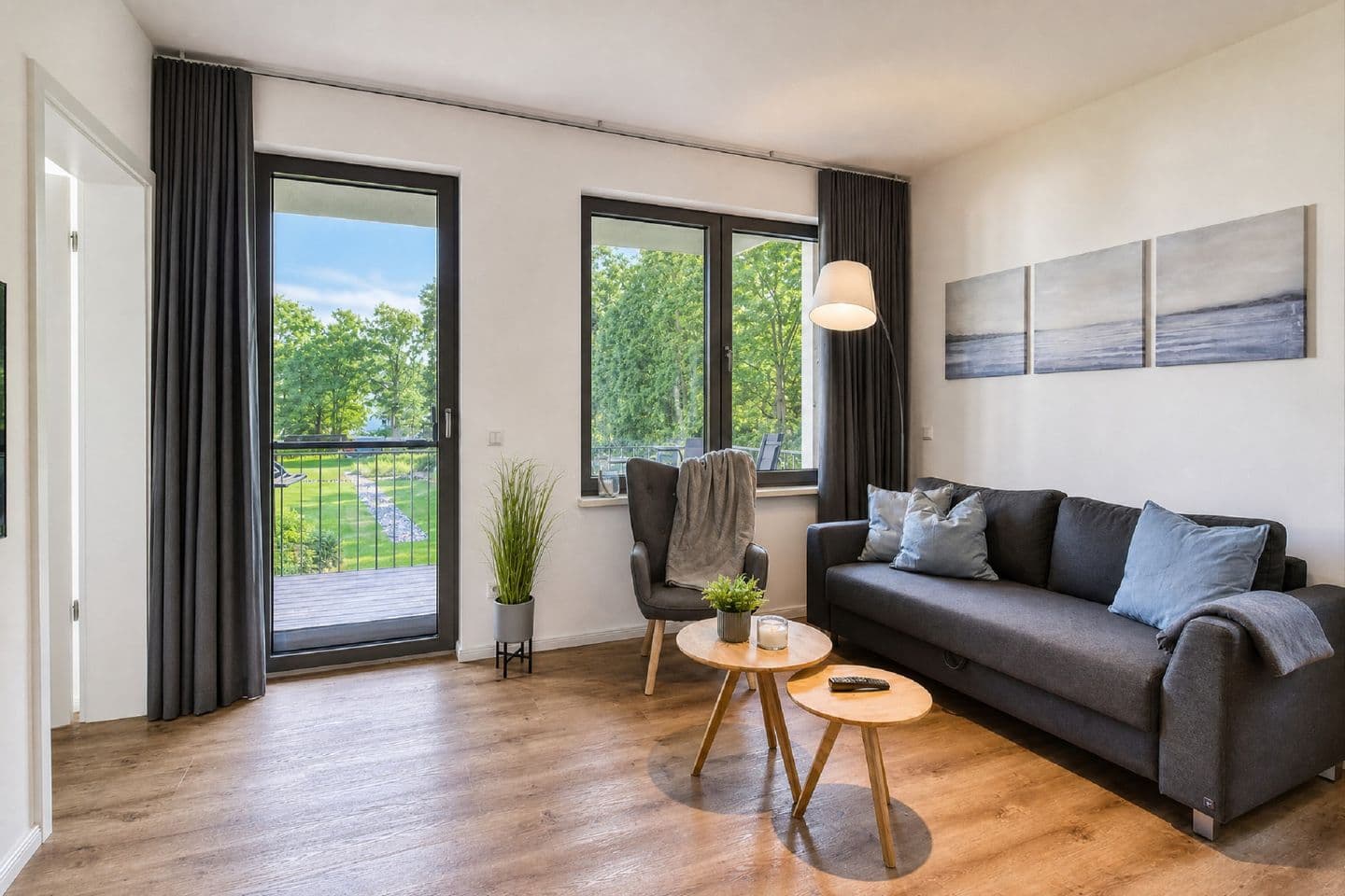 Ferienwohnung Strandläufer 7 Parkvillen Carlota und Candela Baabe