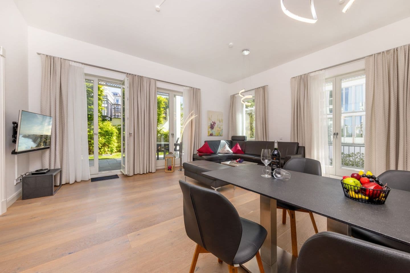 Ferienwohnung Strandmuschel Villa First Sellin in Sellin – Wohnzimmer