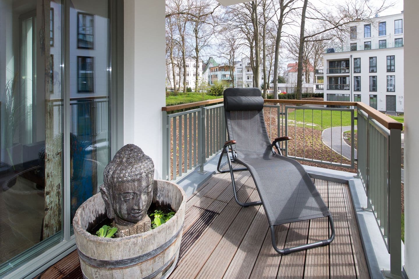 Ferienwohnung Wellness Suite "Meine Auszeit" / Villa Amalie Binz in Binz – Balkon