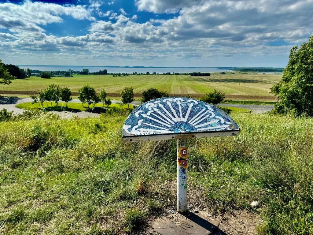 Aussichtspunkt Bobbin: Blick über den Jasmunder Bodden