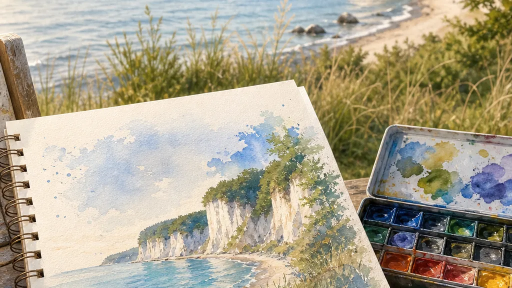 Aquarelltage auf Rügen: Malkurs an der Ostsee
